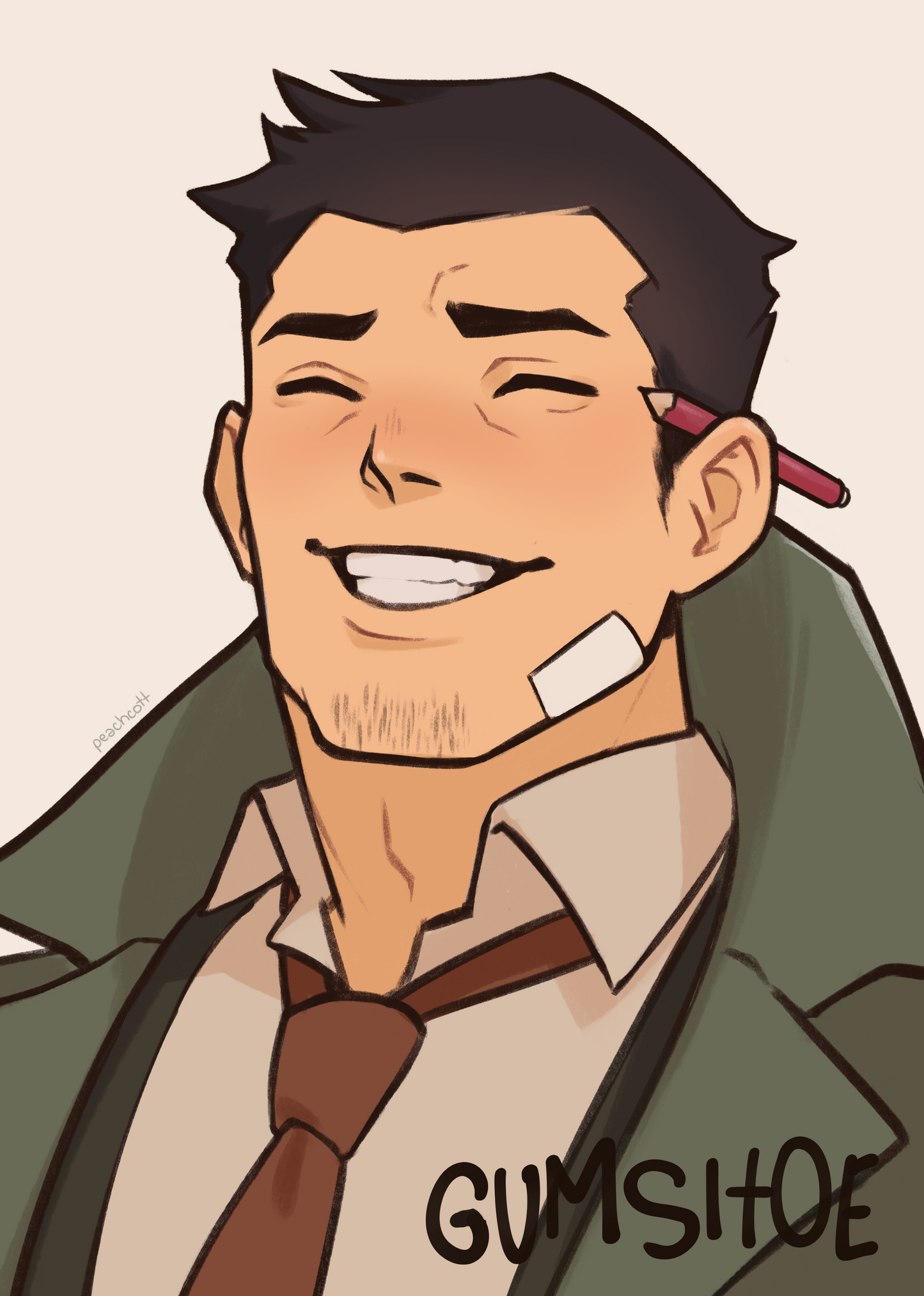 ace attorney autograph prints