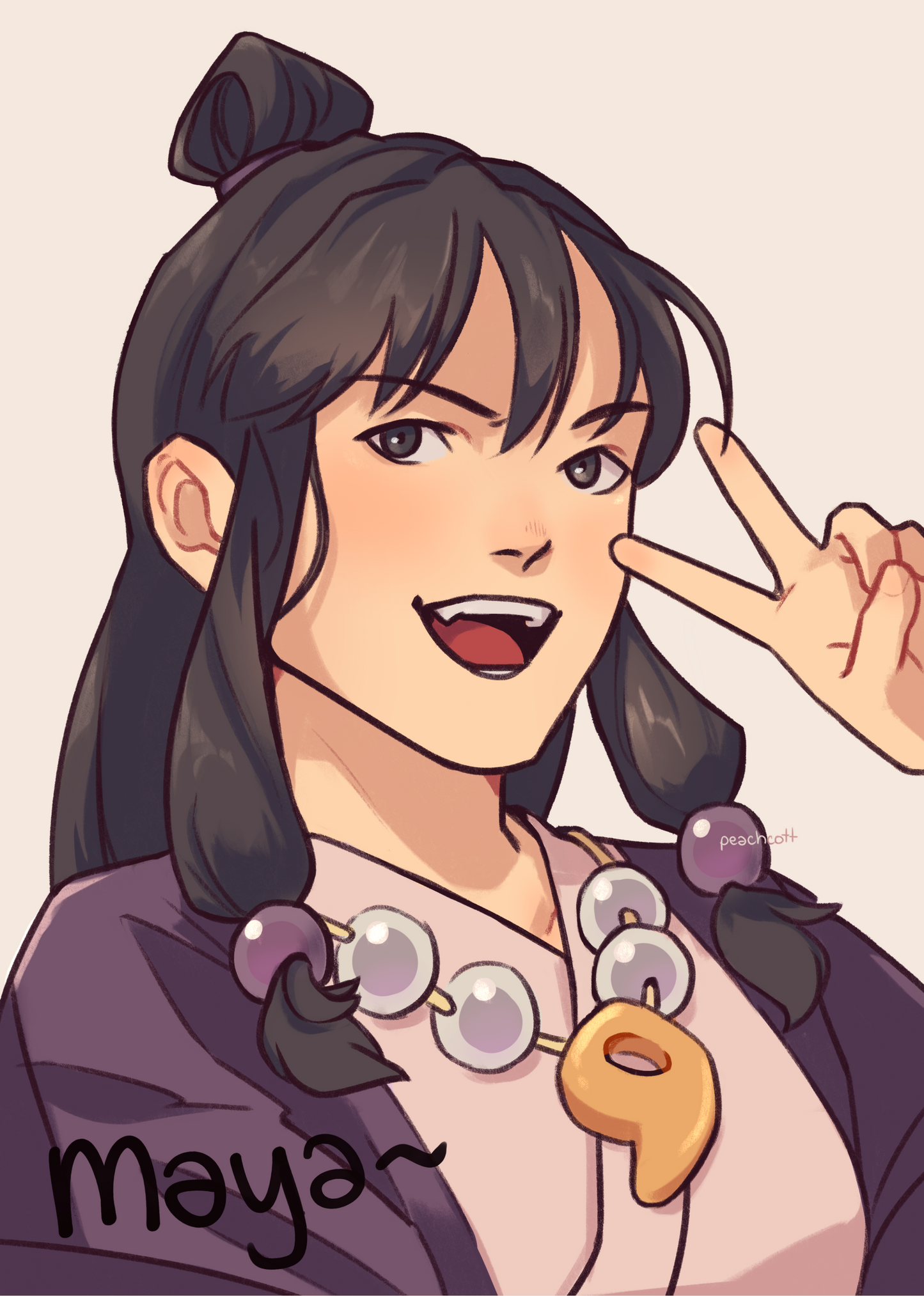 ace attorney autograph prints