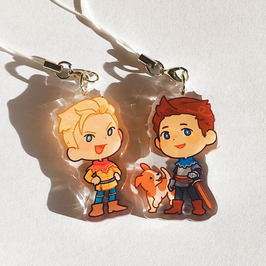 hans & henry charms
