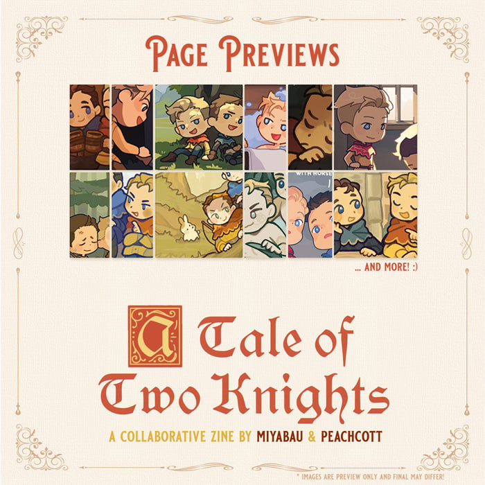 a tale of two knights zine