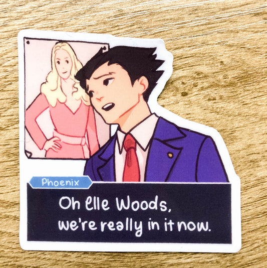 oh elle woods sticker