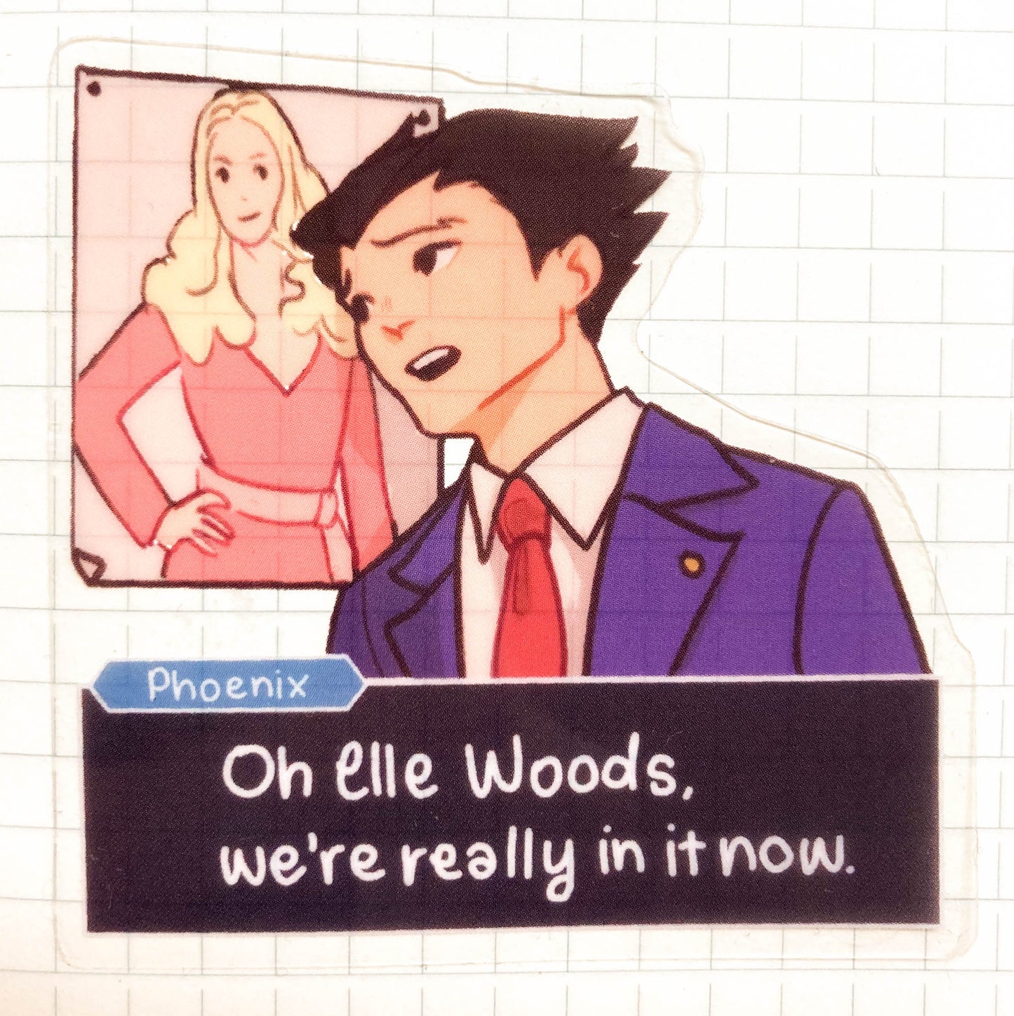 oh elle woods sticker