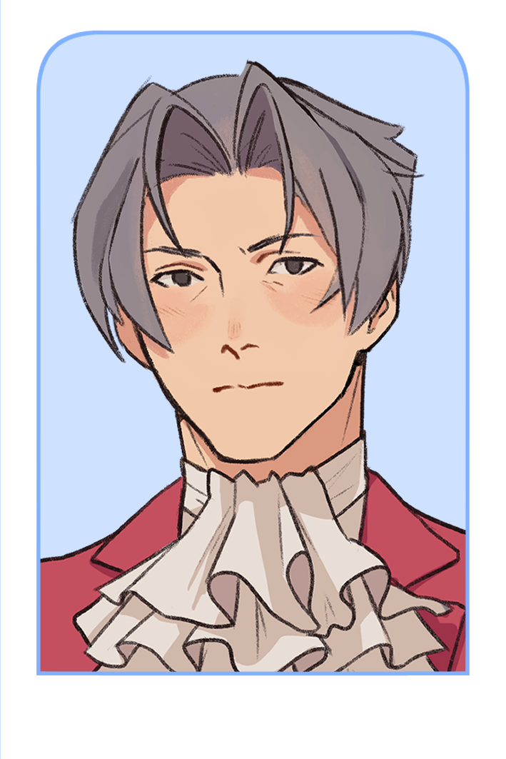 ace attorney photocards & stickers
