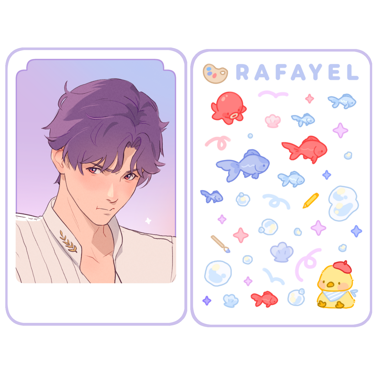 lads photocards & stickers