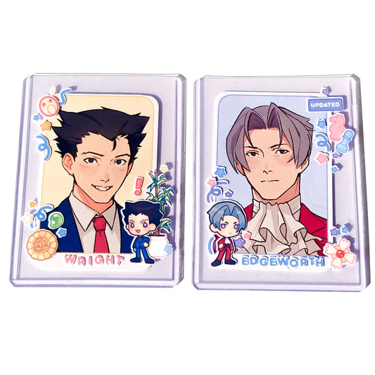ace attorney photocards & stickers