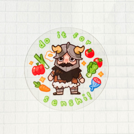 do it for senshi! sticker