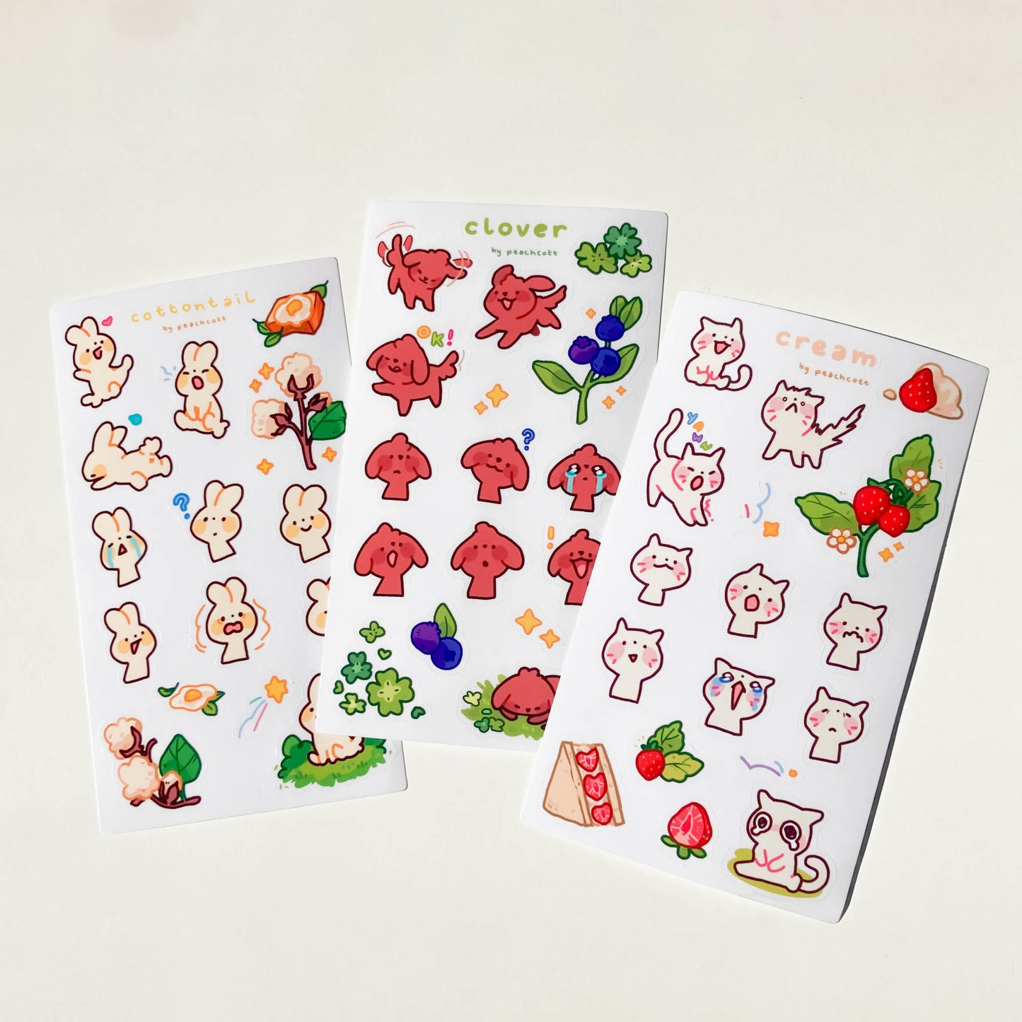 cuties sticker sheets