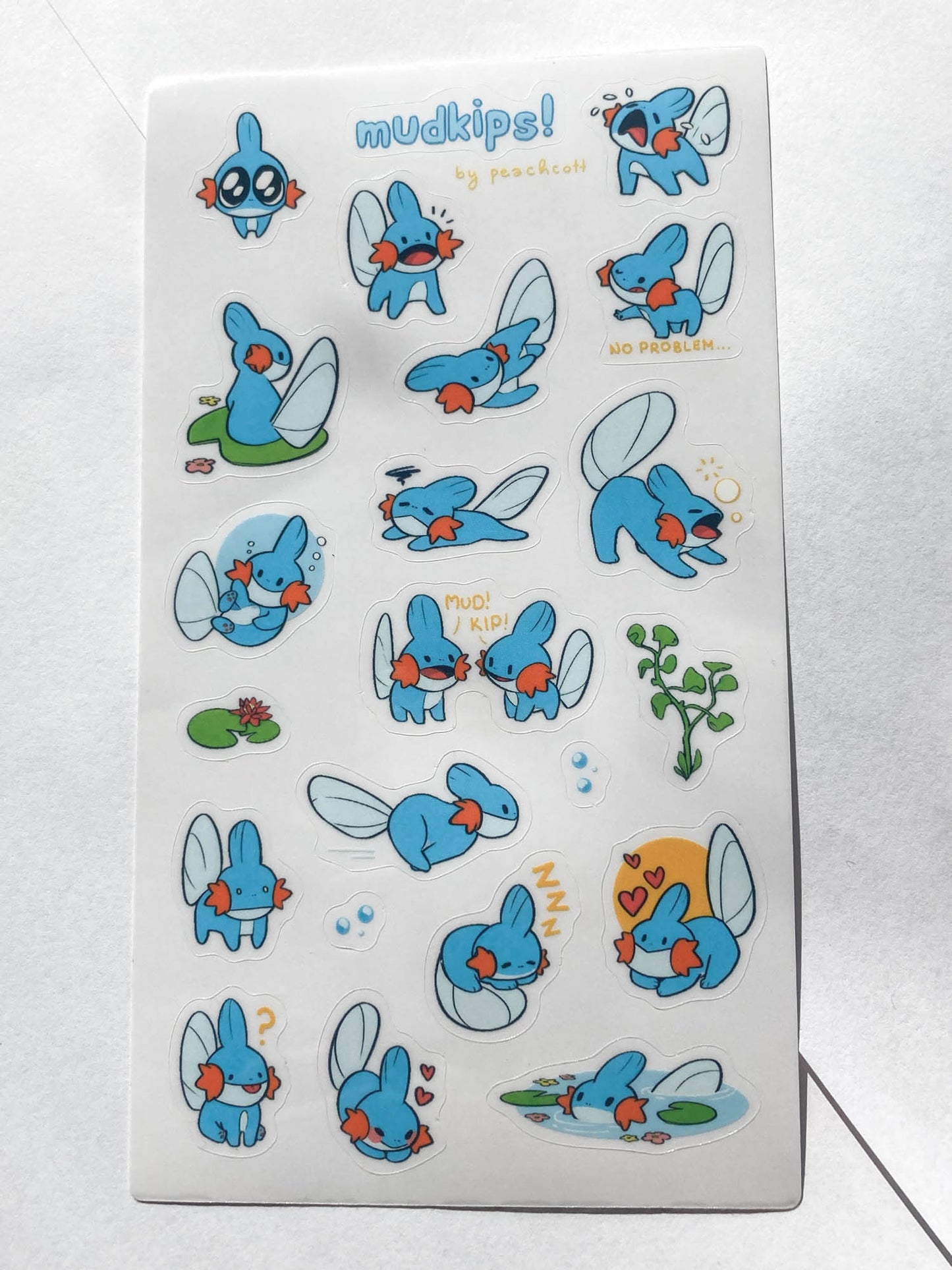 mudkip stickersheet