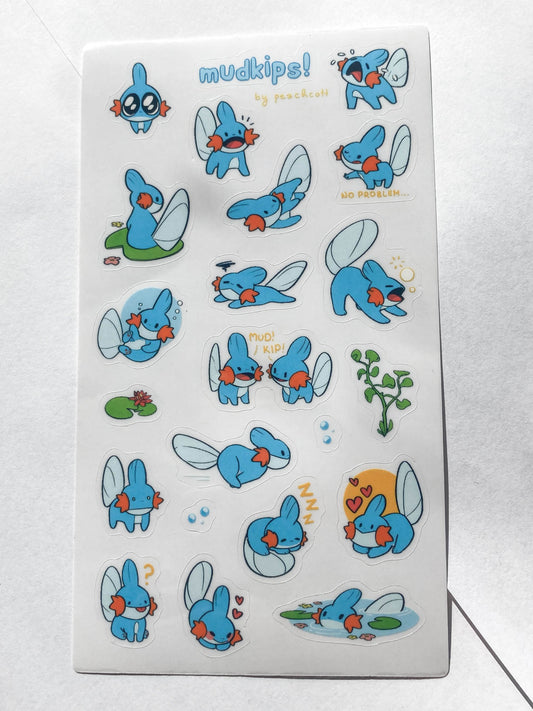 mudkip stickersheet