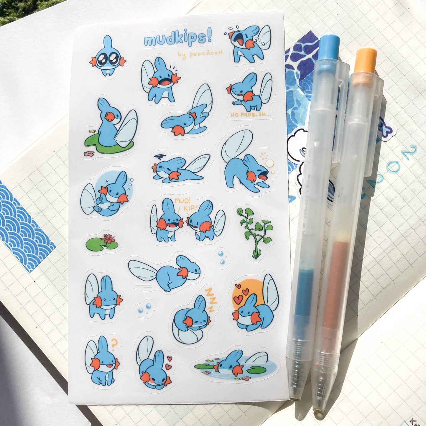 mudkip stickersheet