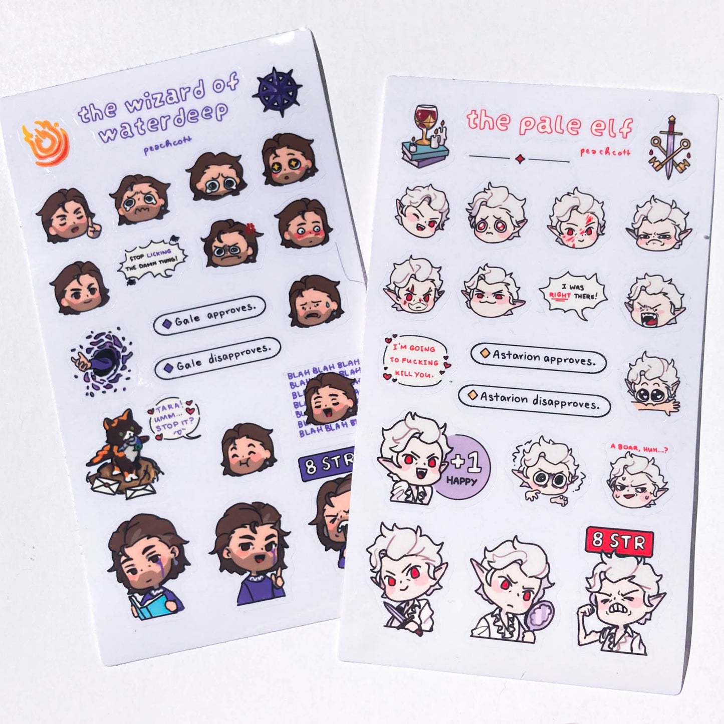 bg3 stickersheet