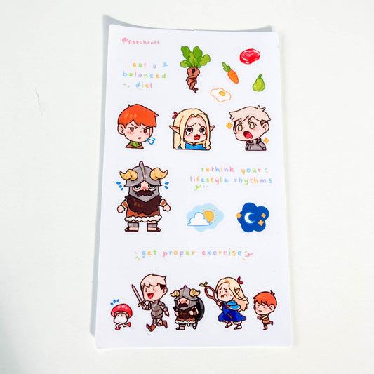 dunmeshi stickersheet