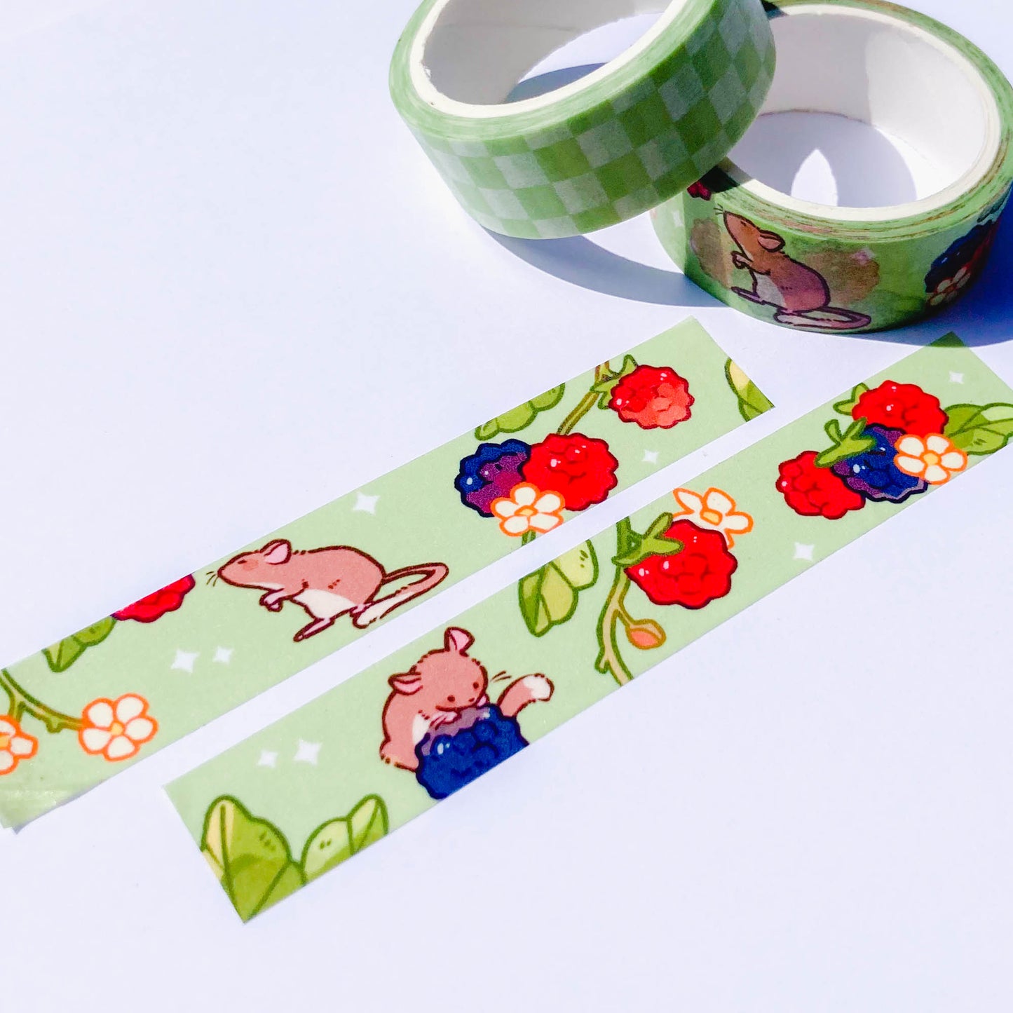 raspberry washi