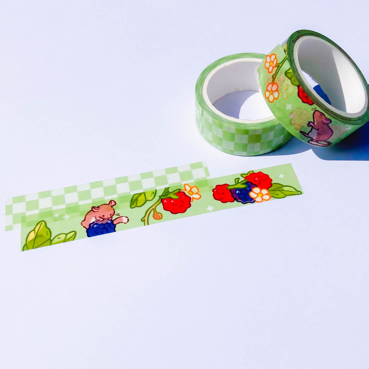 raspberry washi