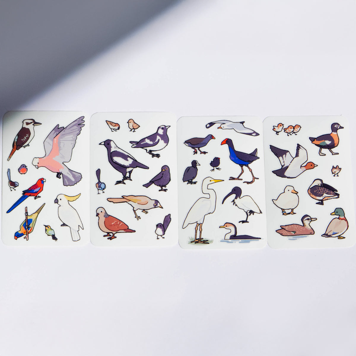 australian birdies mini stickersheets