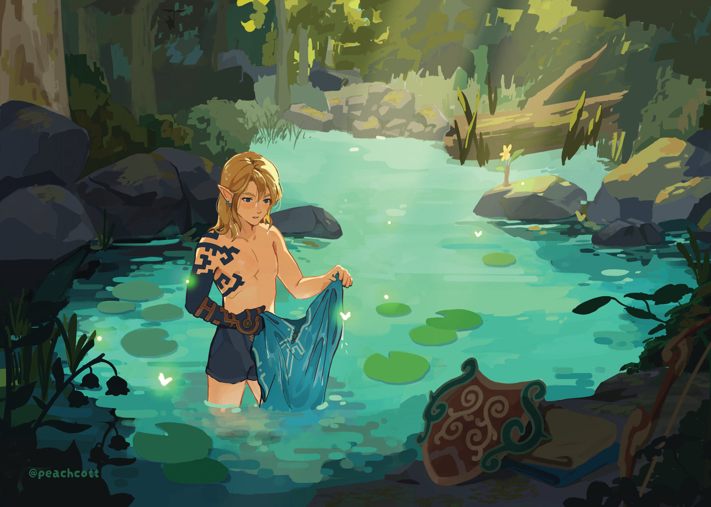pond ─ link print