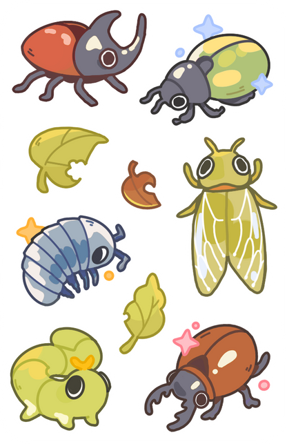 touch grass! mini stickersheets
