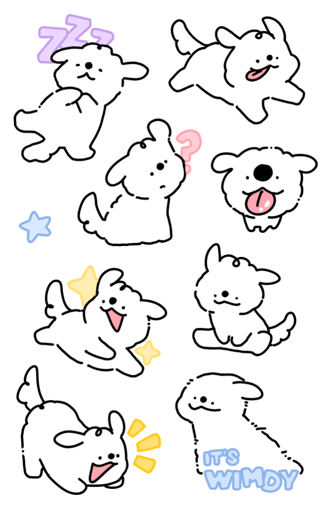 beastie mini stickersheets