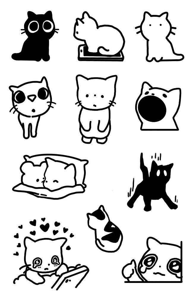 beastie mini stickersheets