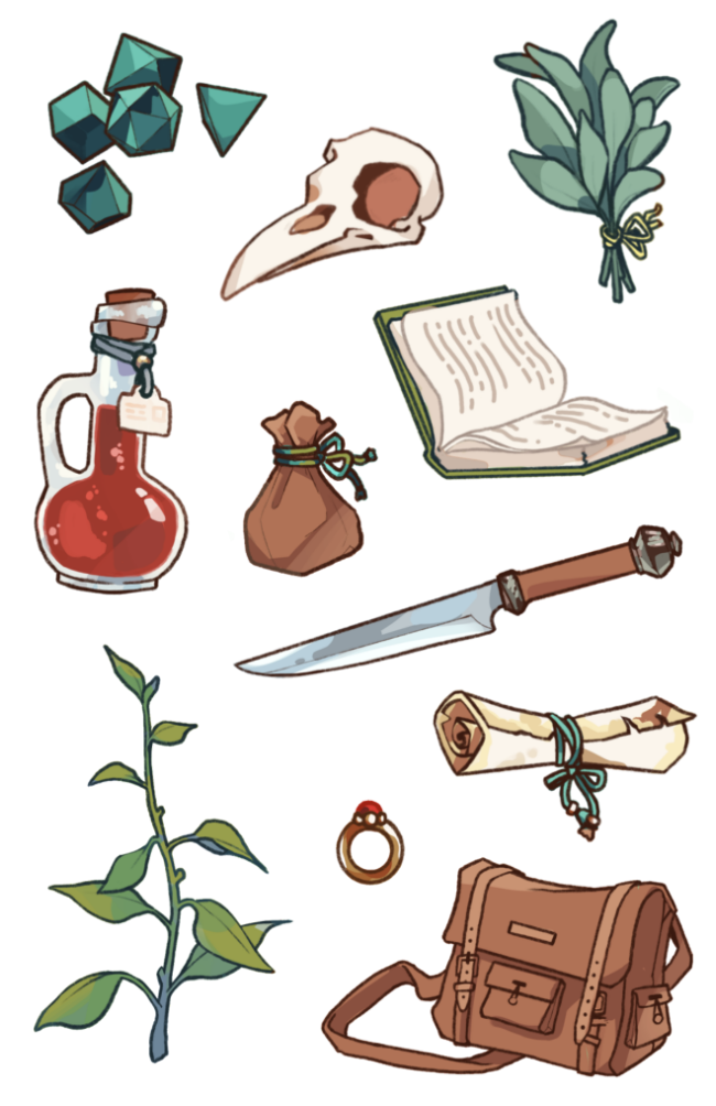 touch grass! mini stickersheets