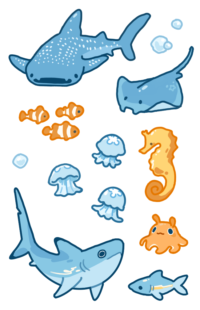 touch grass! mini stickersheets