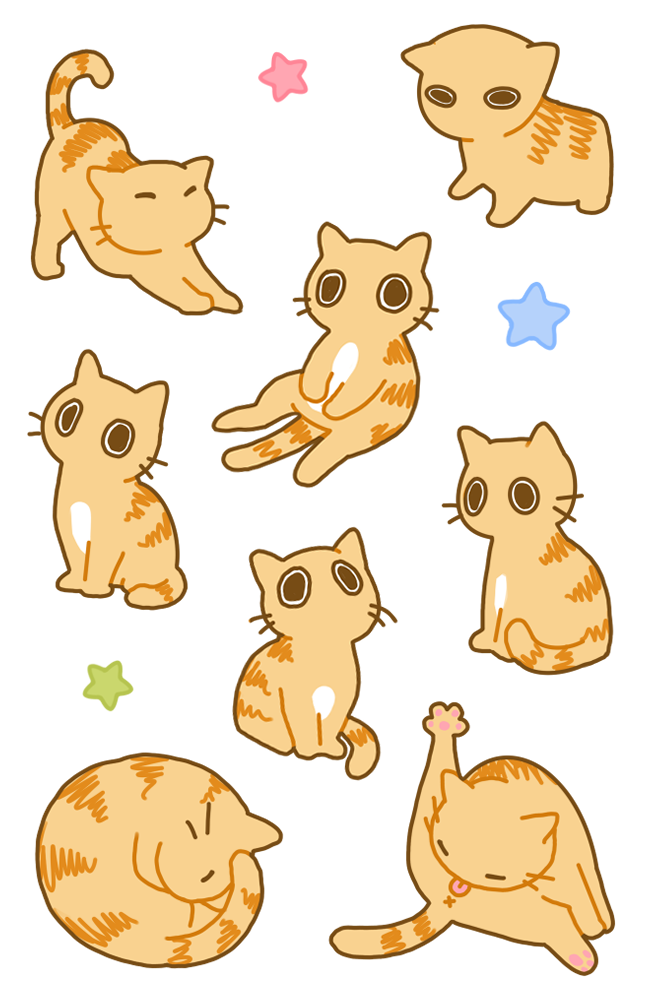 beastie mini stickersheets