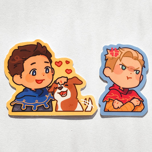 hans & henry stickers