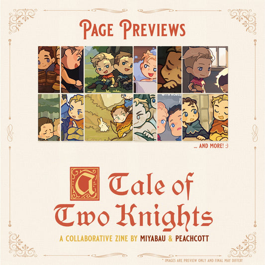 a tale of two knights zine