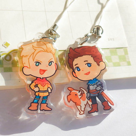 hans & henry charms
