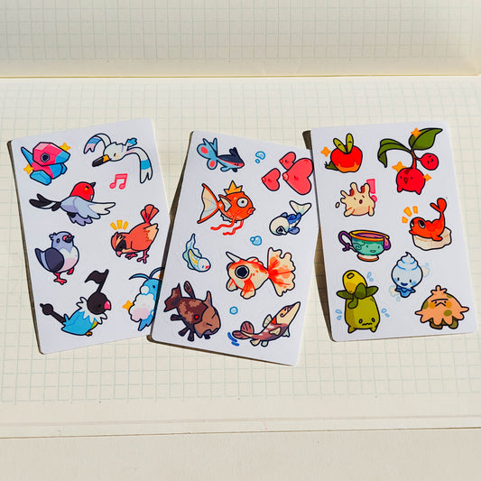 pkmn mini stickersheets