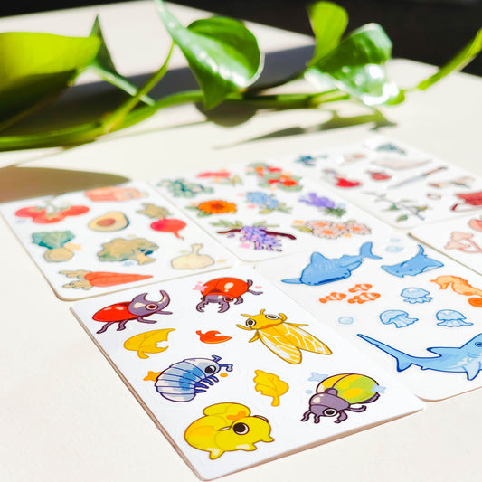 touch grass! mini stickersheets