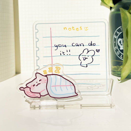 extra cat notepad standee!