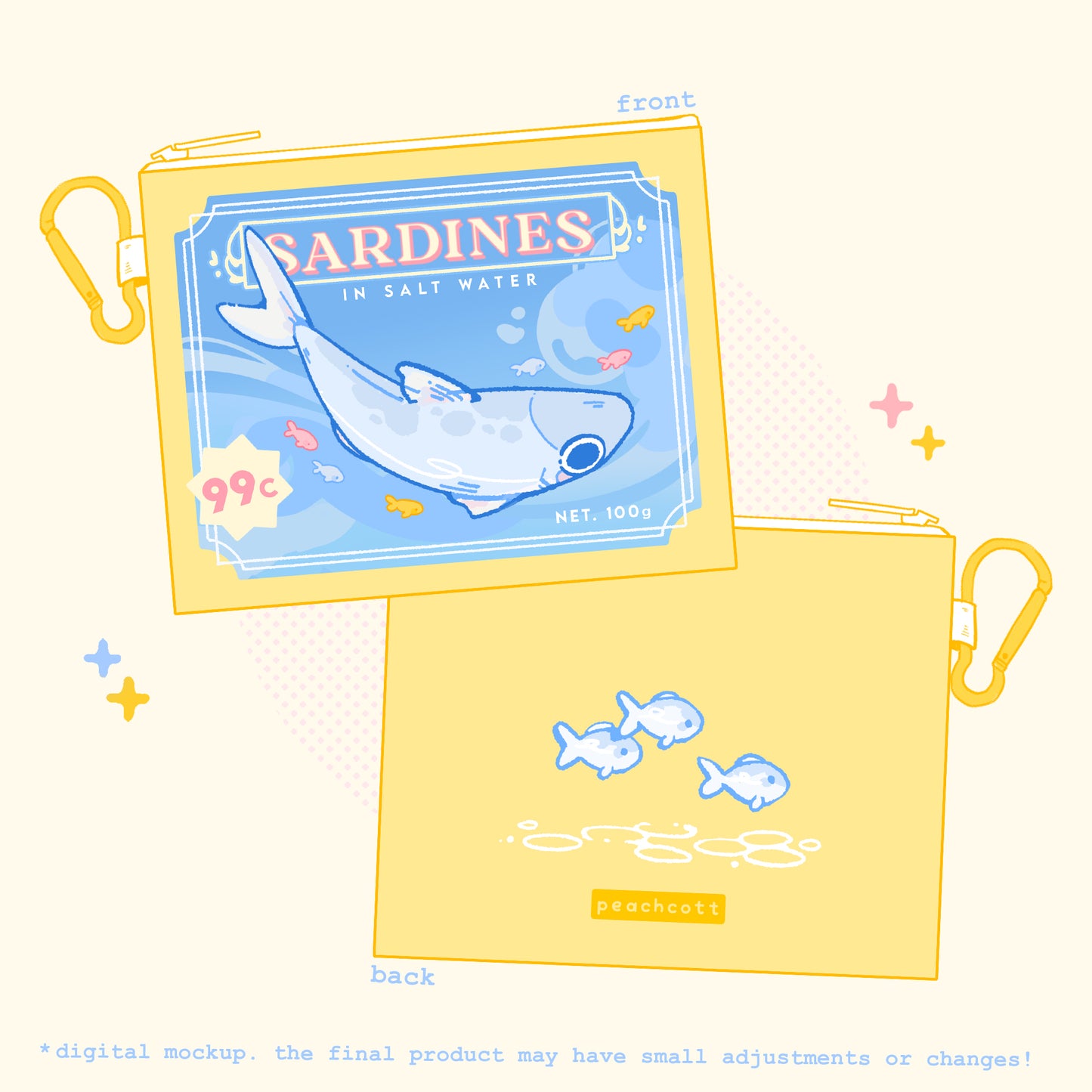 PRE-ORDER ✦ sardines coin purse