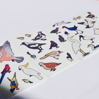 australian birdies mini stickersheets