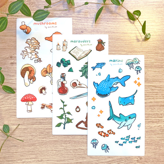 aes sticker sheets