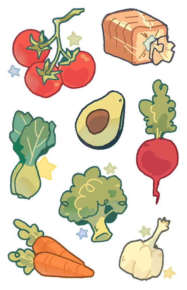 touch grass! mini stickersheets