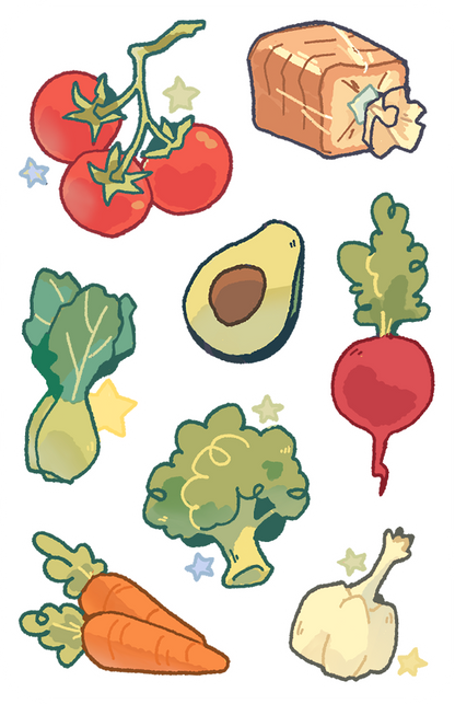 touch grass! mini stickersheets