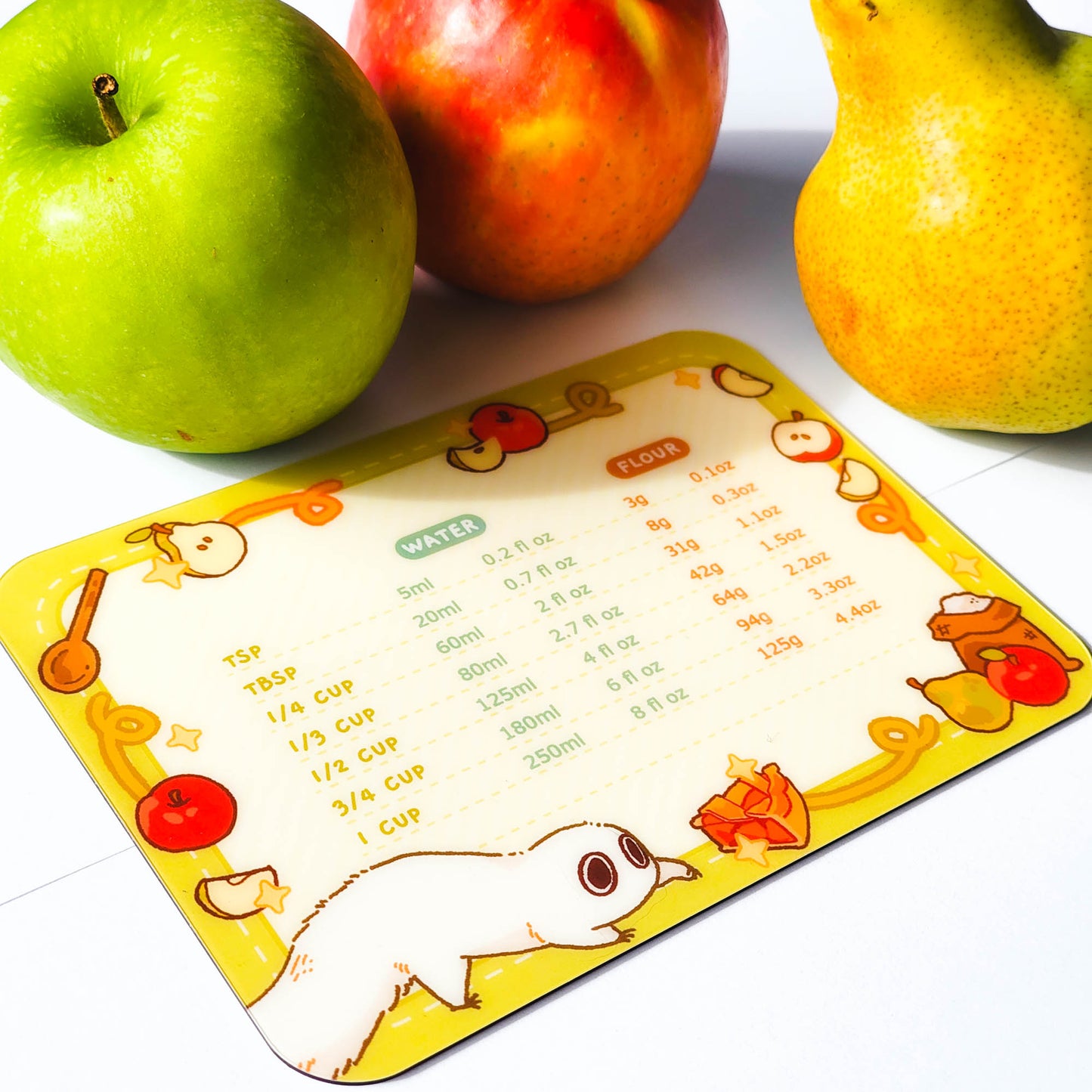 PRE-ORDER ✦ brushbuddy conversion chart magnet