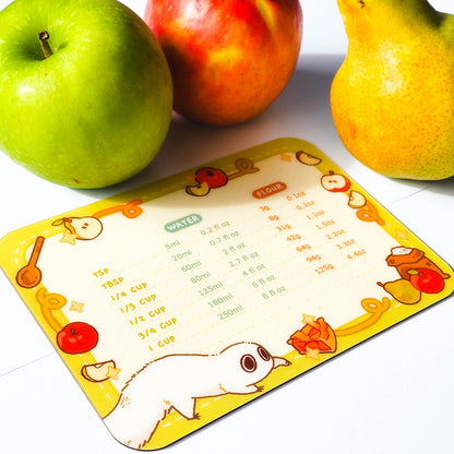 PRE-ORDER ✦ brushbuddy conversion chart magnet