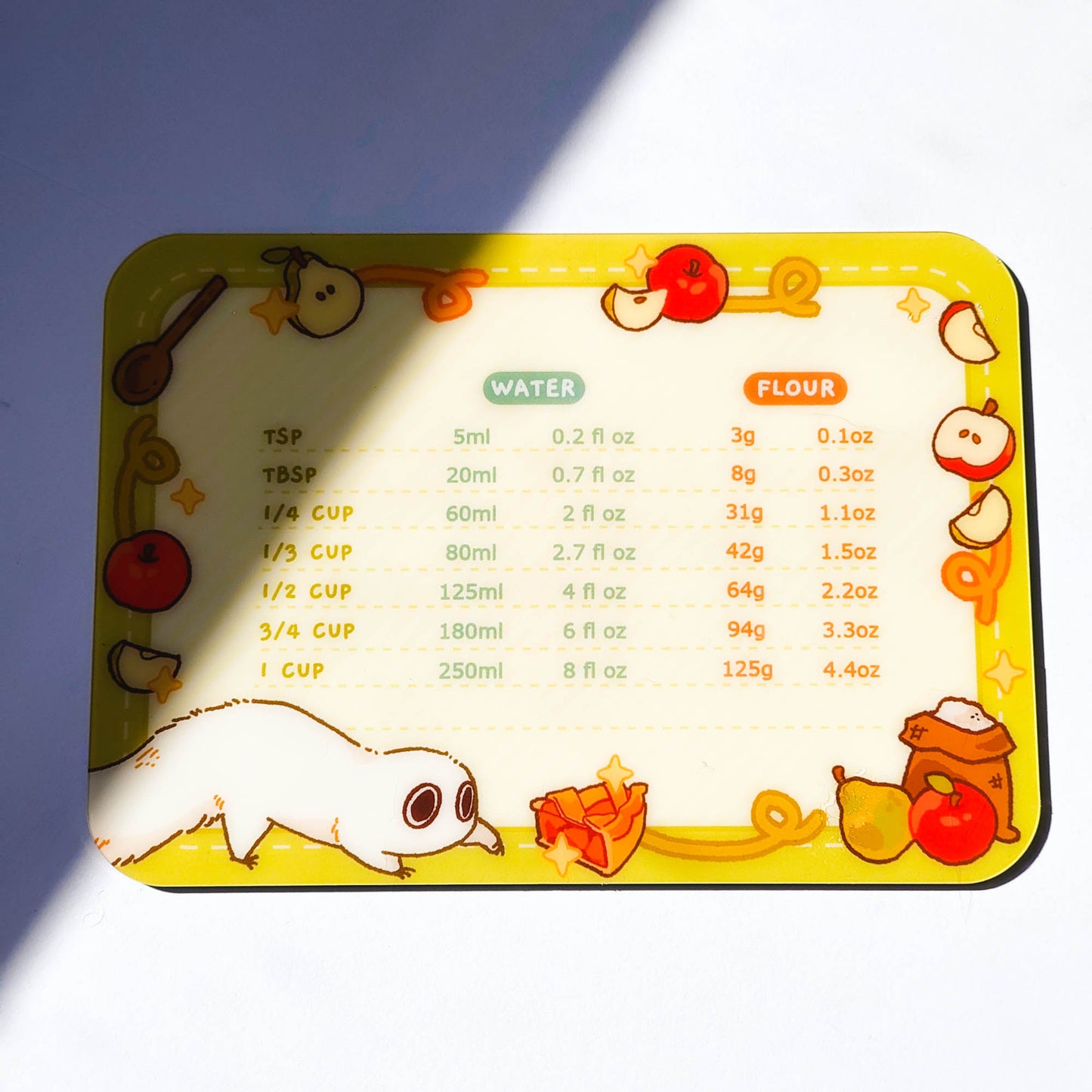 PRE-ORDER ✦ brushbuddy conversion chart magnet